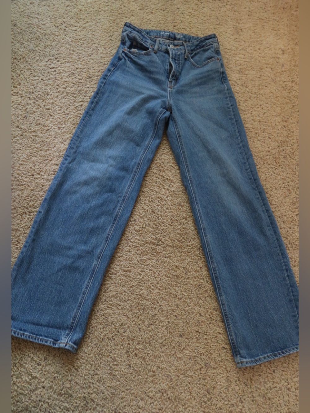 Old Navy  Medium Blue Straight Jeans